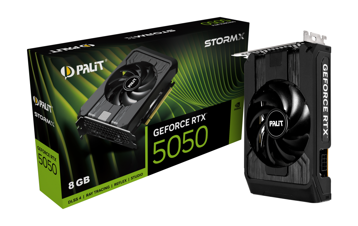 Видеокарта Palit RTX StormX 5050 GDDR6 8 Гб (NE65050019P1-GB2070F)