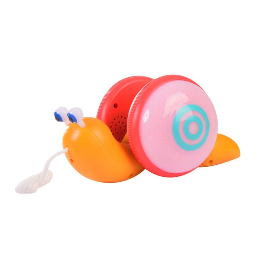 Каталка улитка BAMBI 1620B Оранжевый/Розовый