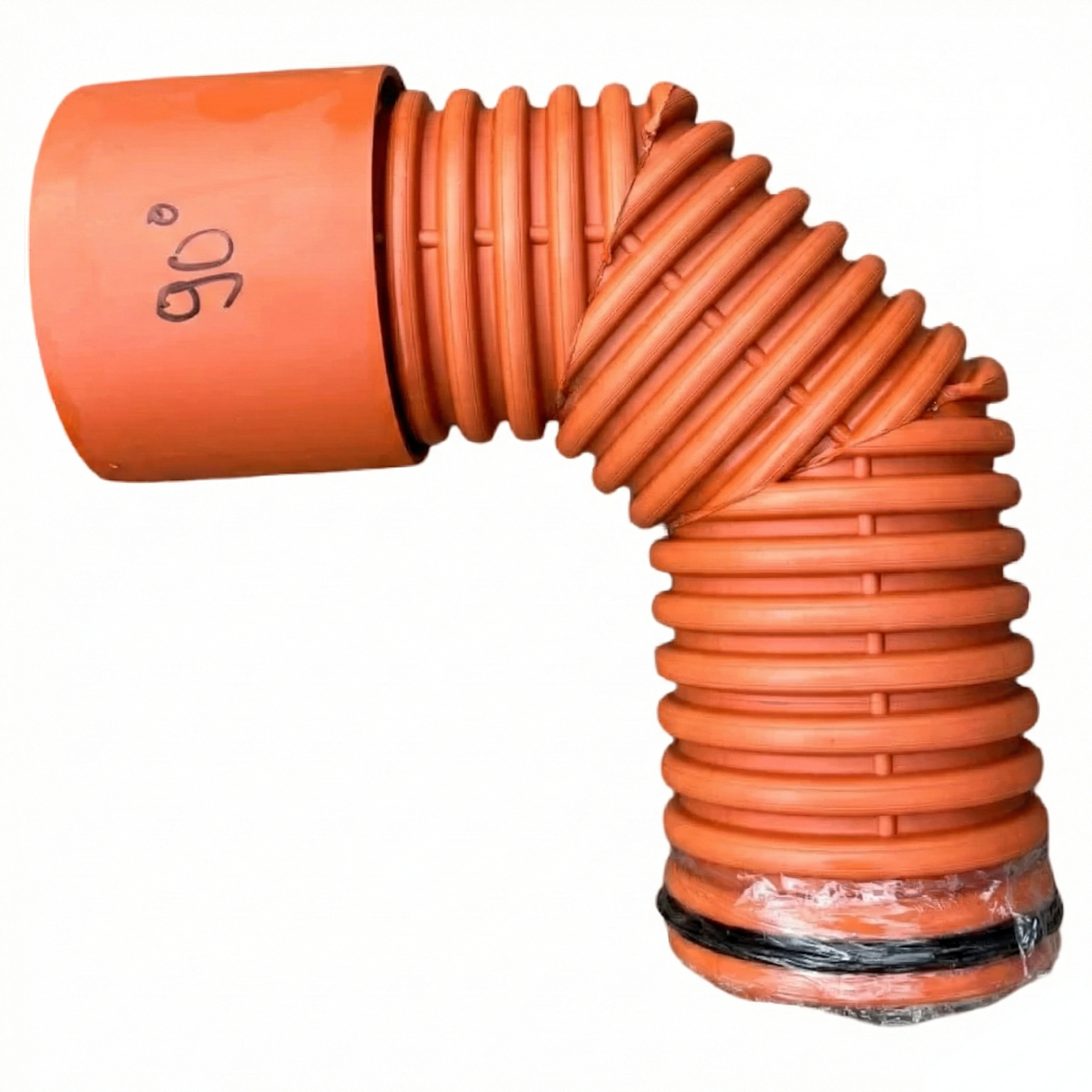 Колено наружной канализации Инсталпласт гофрированное 160 мм 90° (AKD59395) Колено наружной канализации Инсталпласт гофрированное 160 мм 90° (AKD59395)