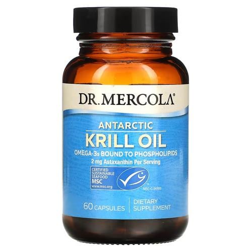 Масло криля Dr Mercola Antarctic Krill Oil 60 Capsules (MCL-01026)