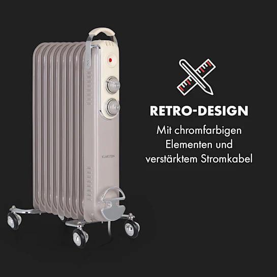 Масляний обігрівач KLARSTEIN Thermaxx Retroheat 2000 Вт (10035080) - фото 8