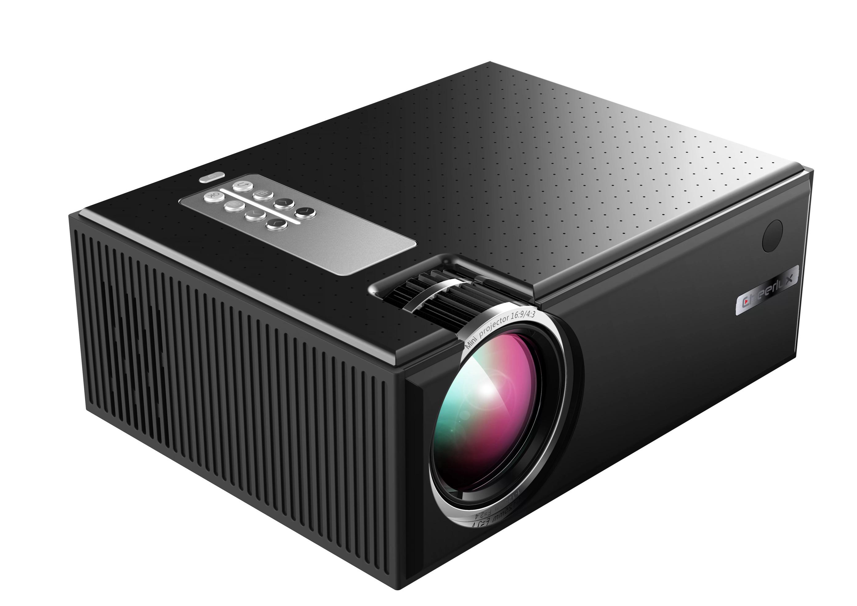 Портативный проектор Cheerlux C8 2200 lumen WI-FI с динамиком TV тюнер