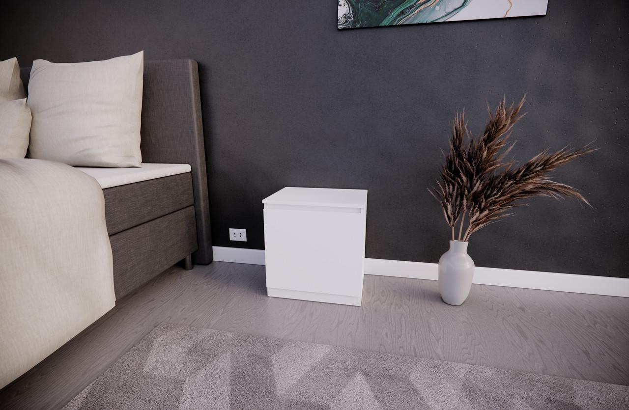 Тумба приліжкова MEBEX 50х40х54,5 см Білий (VS2D500WH) - фото 2