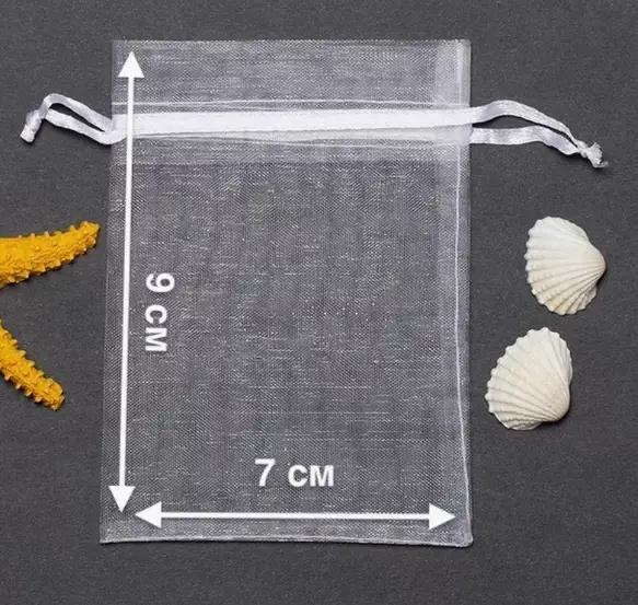 Мішечки для прикрас/подарунків та саше 7х9 см органза (30686575) - фото 3