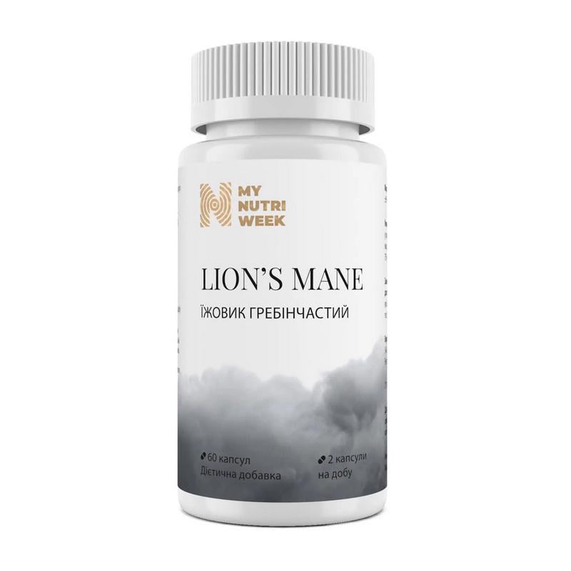 Ежовик гребенчатый My Nutri Week Lion's Mane 60 капс.