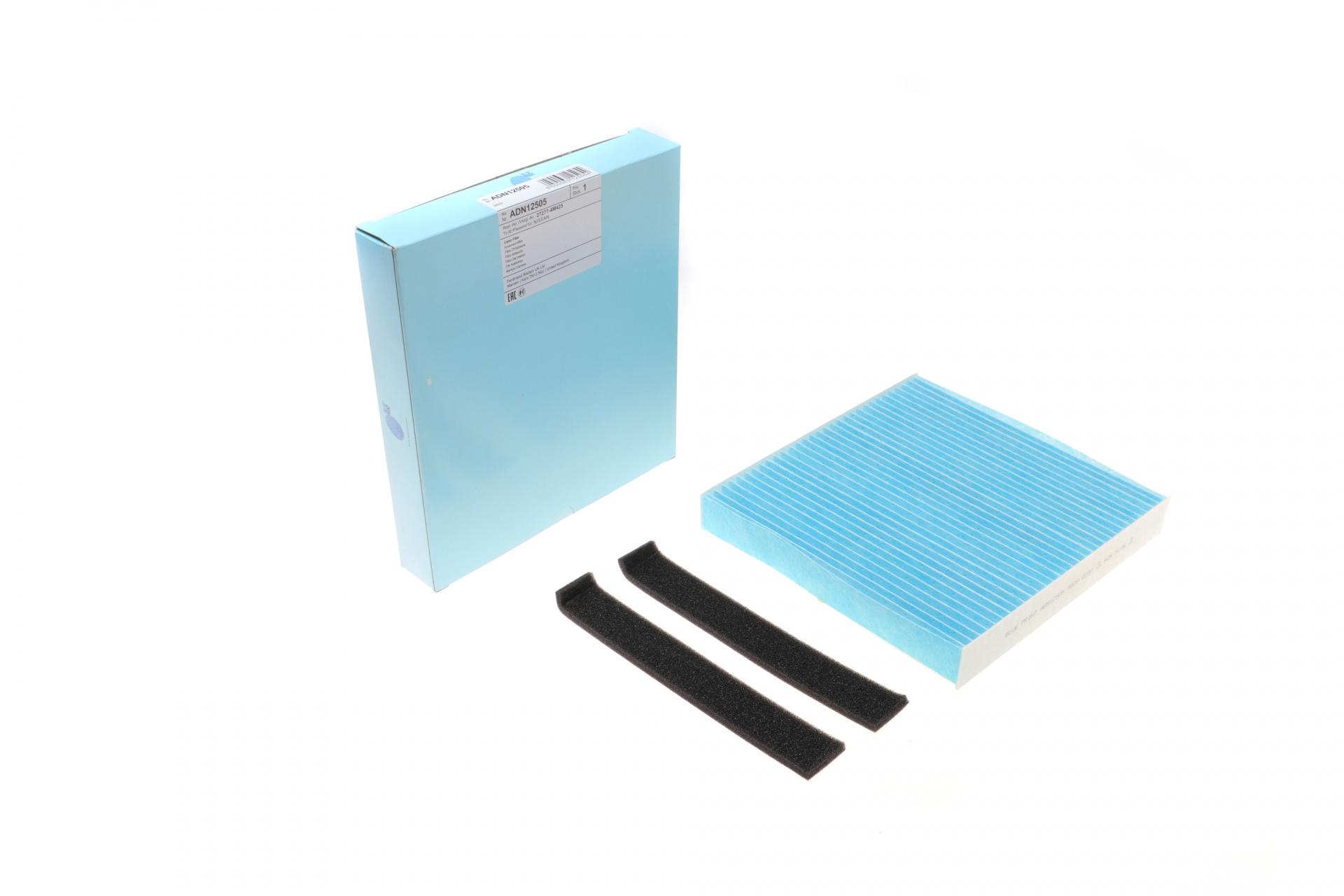 Фильтр салона BLUE PRINT для Nissan X-trail 01-/Murano 03-/Infiniti EX 08-/FX 03- (ADN12505)