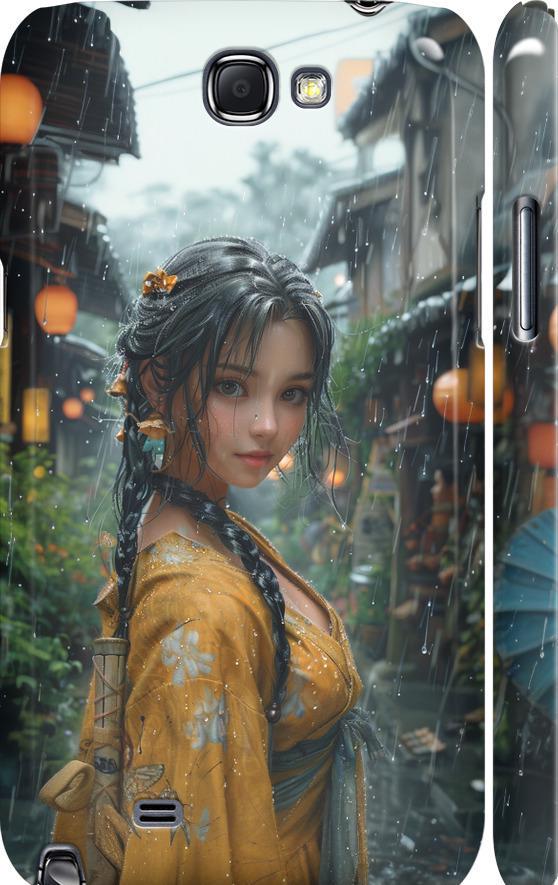 Чехол на Samsung Galaxy Note 2 N7100 Anime-girl (6133m-17-42517)