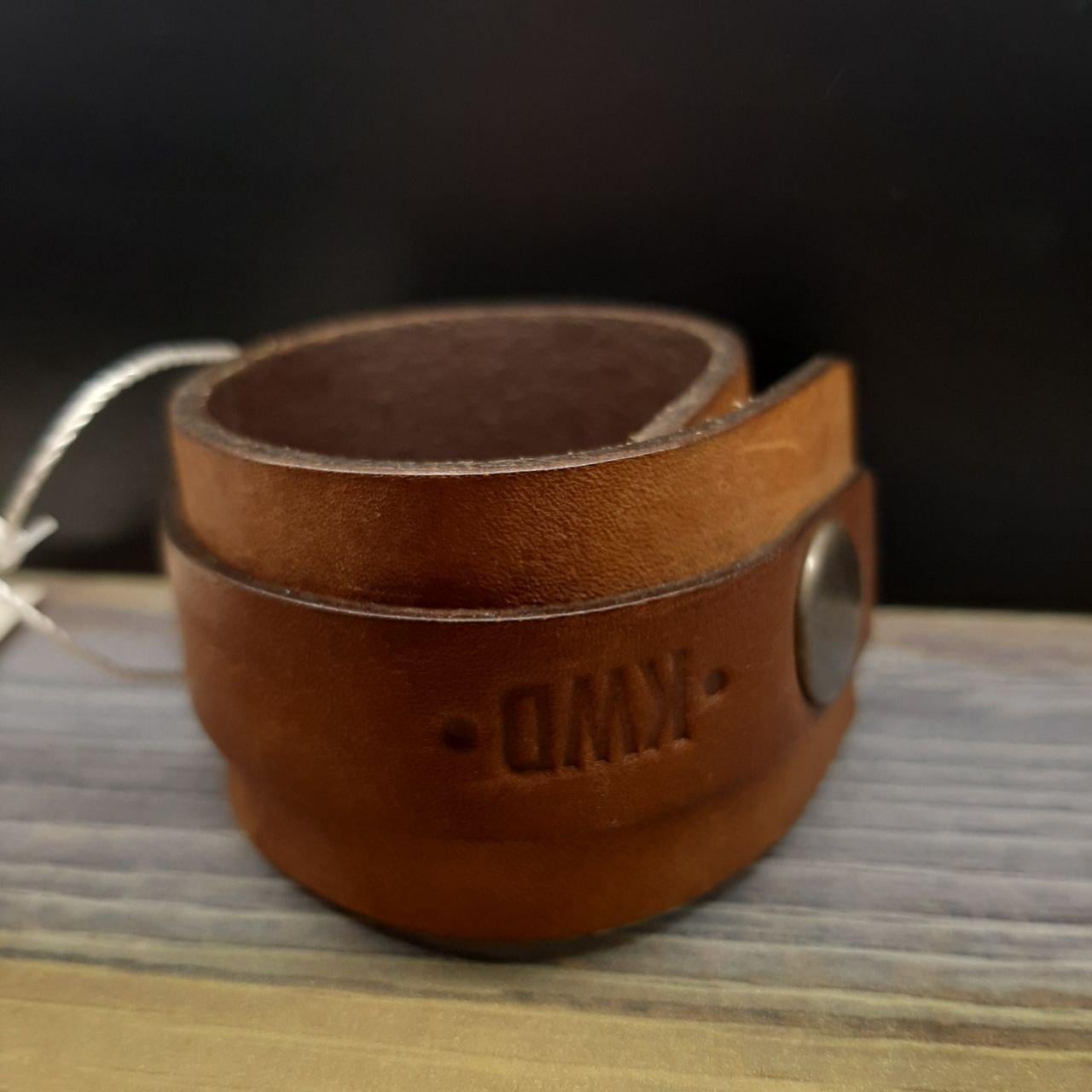 Браслет кожаный Knockwood PG06409 23 см Темно-коричневый (8622)