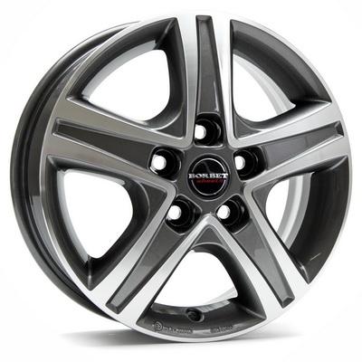 Диски на авто Borbet CWD R16 W6.5 PCD5x114,3 ET45 DIA66.1 Mistral anthracite Polished