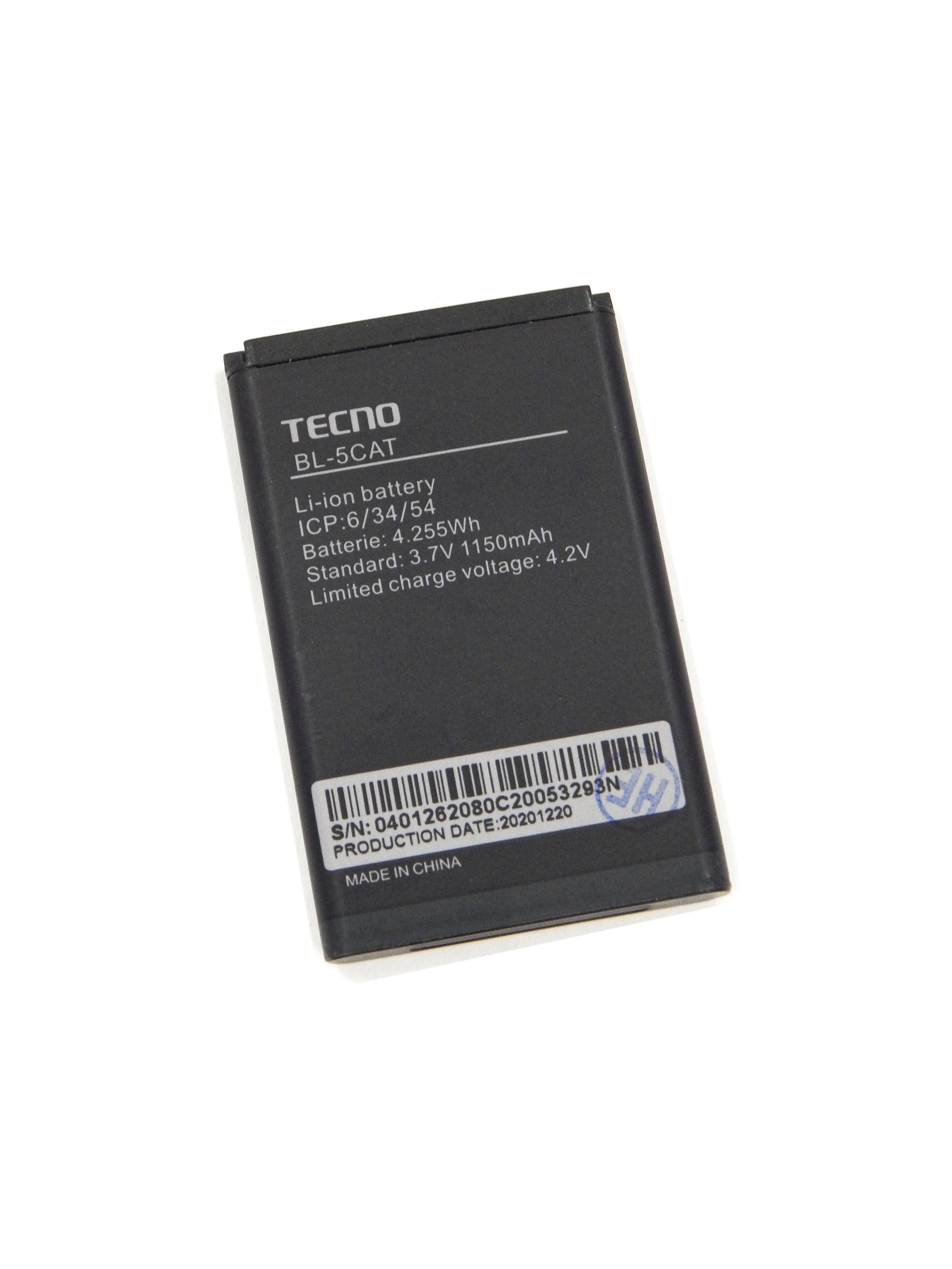 Аккумулятор для Tecno T301/Tecno T302/BL-5CAT 1150 mAh (11778921) - фото 1