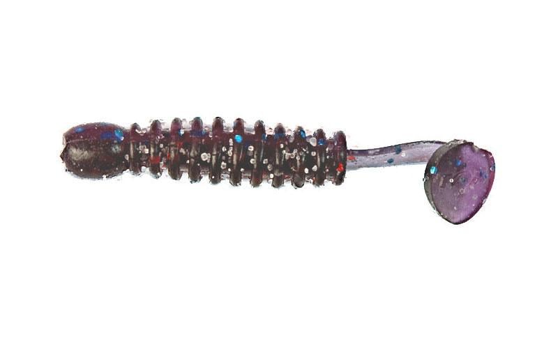 Силіконовий віброхвіст Fox Maggot №090 для мікроджигу їстівний 4см 10 шт. Electric june bug (5981)