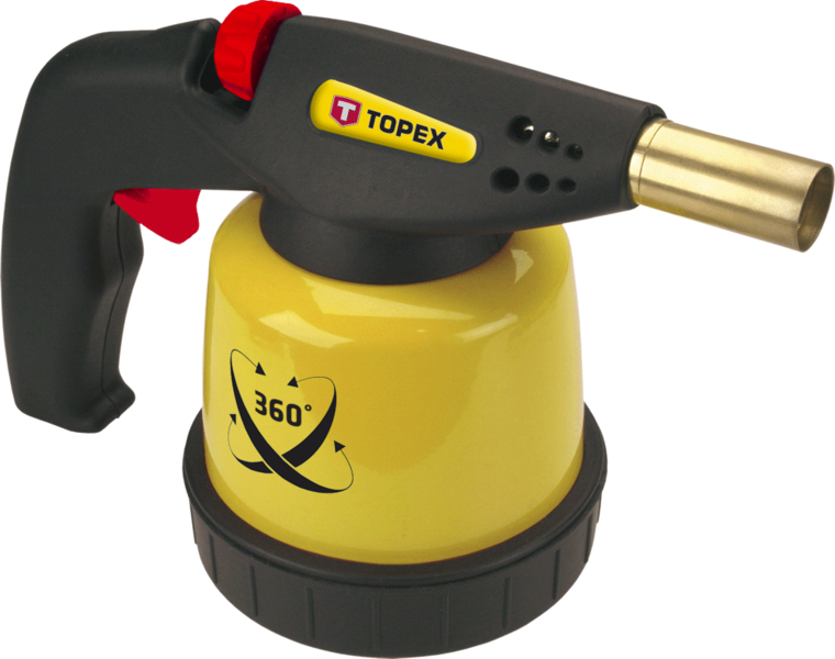 Паяльная лампа Topex 44E143 газовая с пьезоподжигом 1,9 кВт (107-106-44E143)