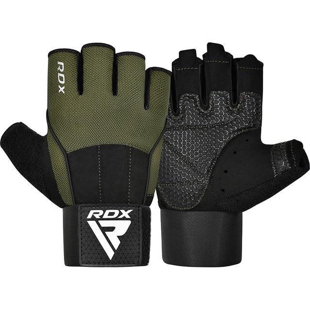 Рукавички для фітнесу RDX W3 Padding-S Army Green With Eva (3070040080) Рукавички для фітнесу RDX W3 Padding-S Army Green With Eva (3070040080)