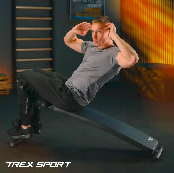 Лавка тренувальна для преса TREX Sport TX-050B (4436) - фото 10 Лавка тренувальна для преса TREX Sport TX-050B (4436) - фото 10