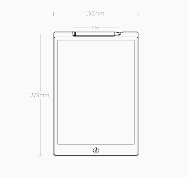 Дитячий планшет для малювання Wicue Board 12" LCD Multi color Red (WNB412) - фото 2