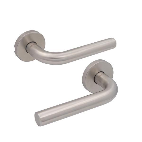 Ручки на розетте Cisa PL Radius 07070.73 круглая розетта нержавеющая сталь