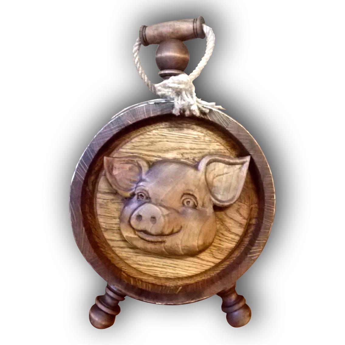 Бочка сувенирная дубовая для вина/коньяка 5 л (DR012343)