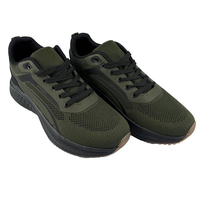 Кроссовки мужские текстильные 10682-6 p. 41 25,5-26 см Зеленый