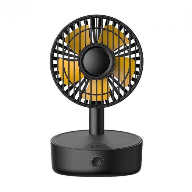 Вентилятор с беспроводной зарядкой Baseus Hermit wireless charger oscillating fan WXYZ-B01 Black