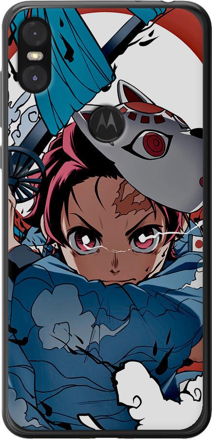 Чехол на Motorola One Танджиро Камадо (5574u-1589-42517) Чехол на Motorola One Танджиро Камадо (5574u-1589-42517)