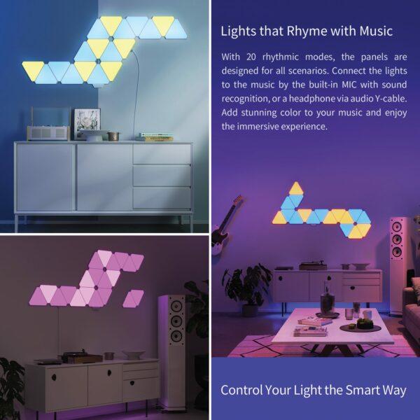 Панель умная световая Yeelight Smart Light 3 шт. - фото 6