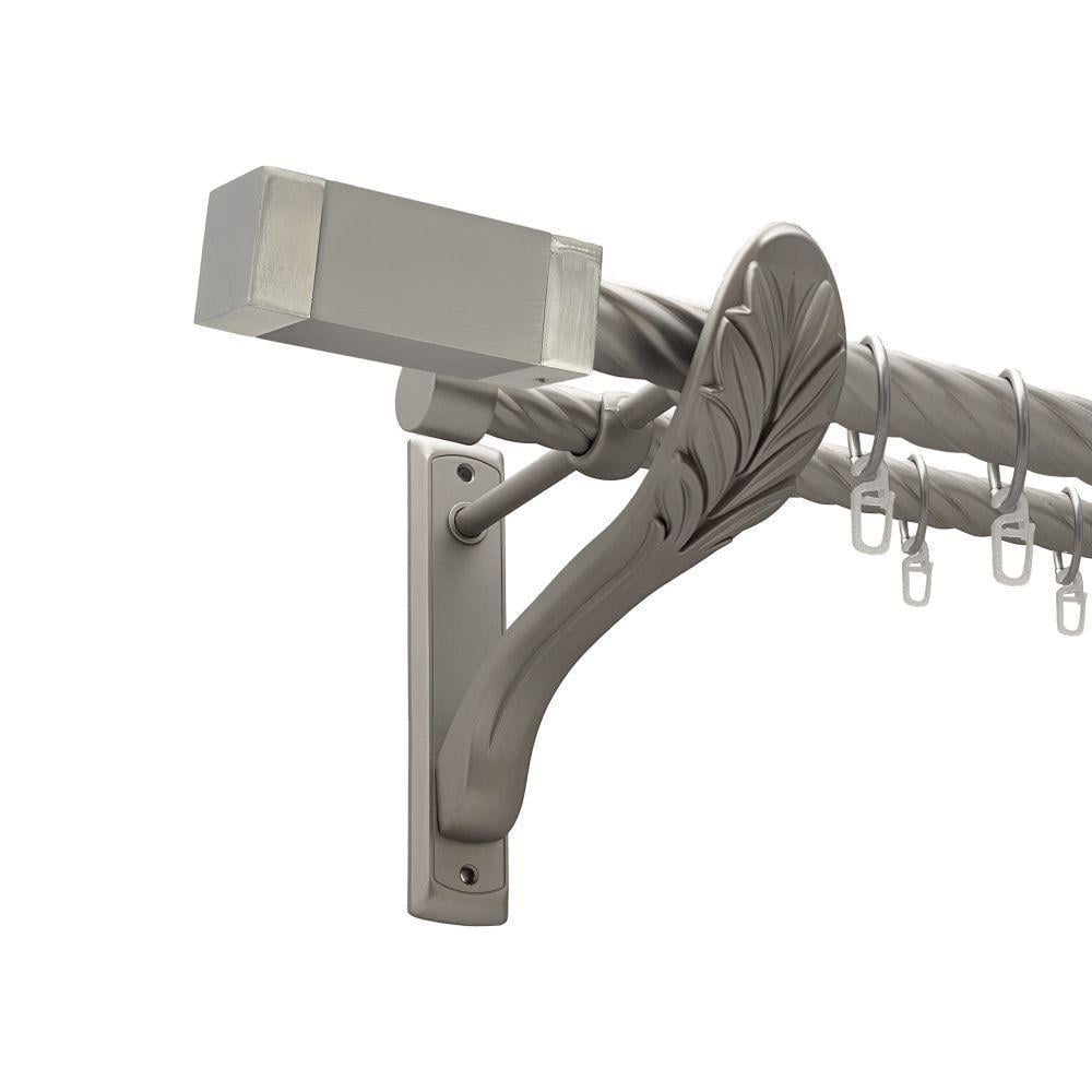 Карниз Orvit Квадро двухрядный скрученный 25\19 мм 200 см Сатин (00-00016840)