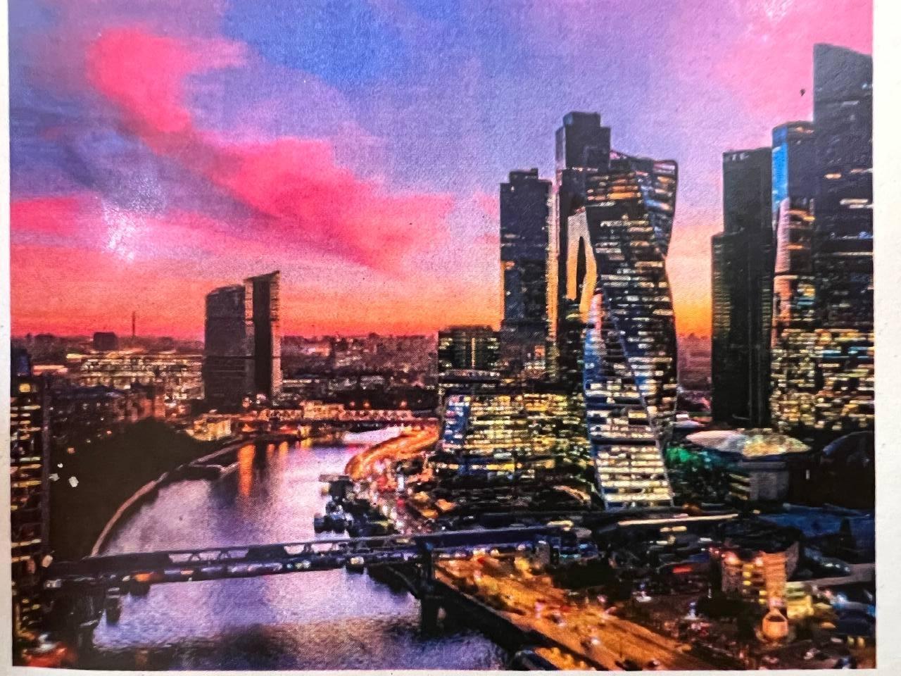 Алмазная мозаика Megapolis 40х50 см 5D