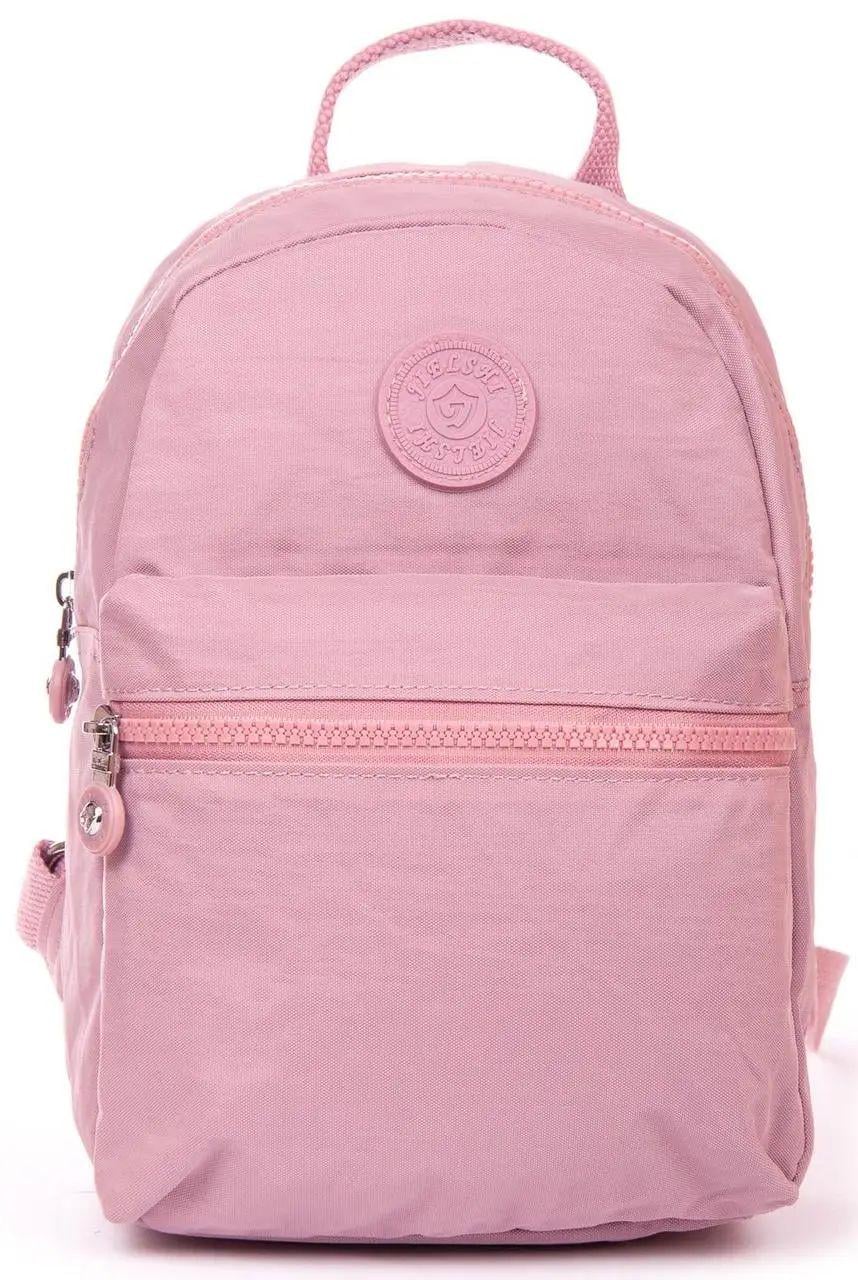 Рюкзак жіночий Jielshi тканинний 6 л Рожевий (LAN7701 l.pink)