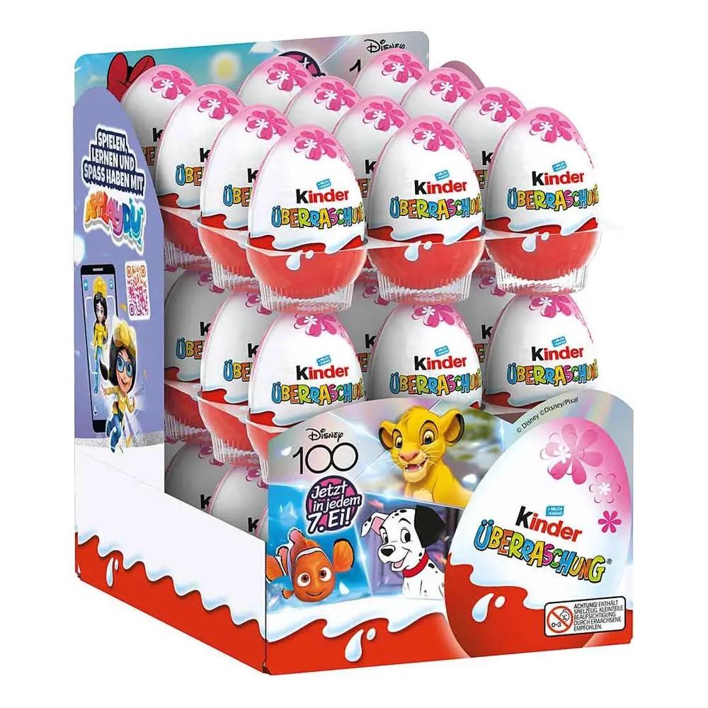 Набір шоколадних яєць Kinder Surprise Uberraschung 20 г х 36 шт. (2041260737)