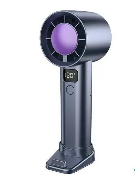 Вентилятор портативный/настольный/ручной Violent Turbo/Gear LY-934 со встроенным аккумулятором и цифровым дисплеем 5 скоростей (6-18-2054218)