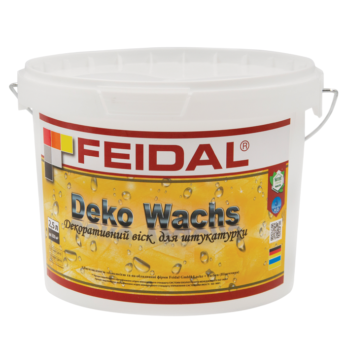 Віск для декоративних штукатурок Feidal DEKO wachs 2,5 л Тонована (2034870099)