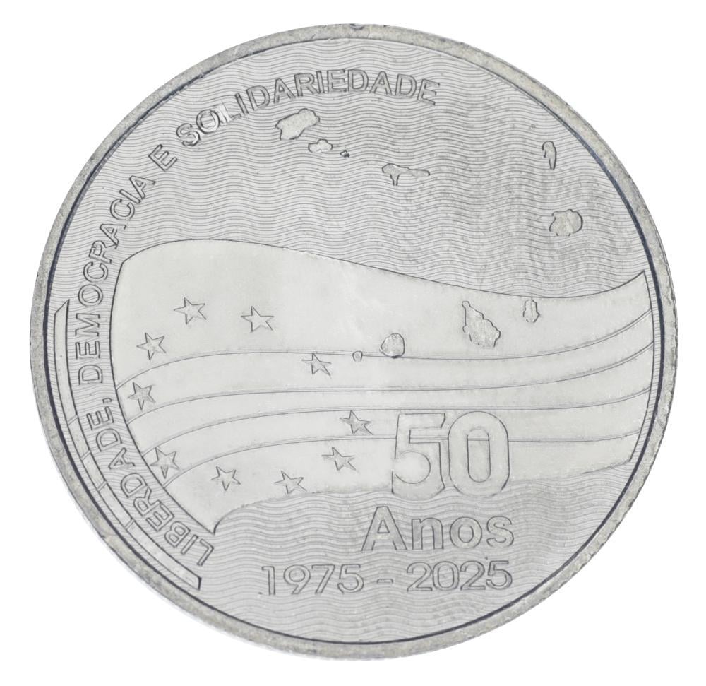 Коллекционная монета Кабо-Верде 200 эскудо 2025 UNC 50 лет Независимости (М25634)