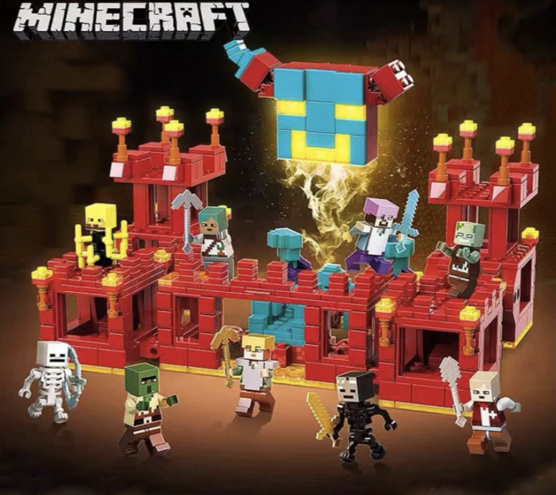 Конструктор My World Minecraft Вогненний Голем трансформер 2в1 849 деталей (KO-07) - фото 3 Конструктор My World Minecraft Вогненний Голем трансформер 2в1 849 деталей (KO-07) - фото 3