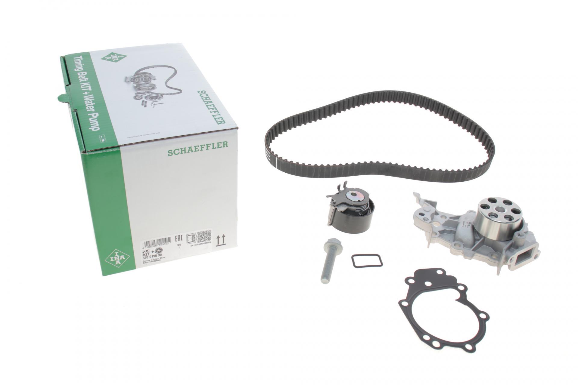 Комплект ГРМ и насос INA Renault Clio/Kangoo 1.2 16V 01- 23.4x95z 530 0195 30