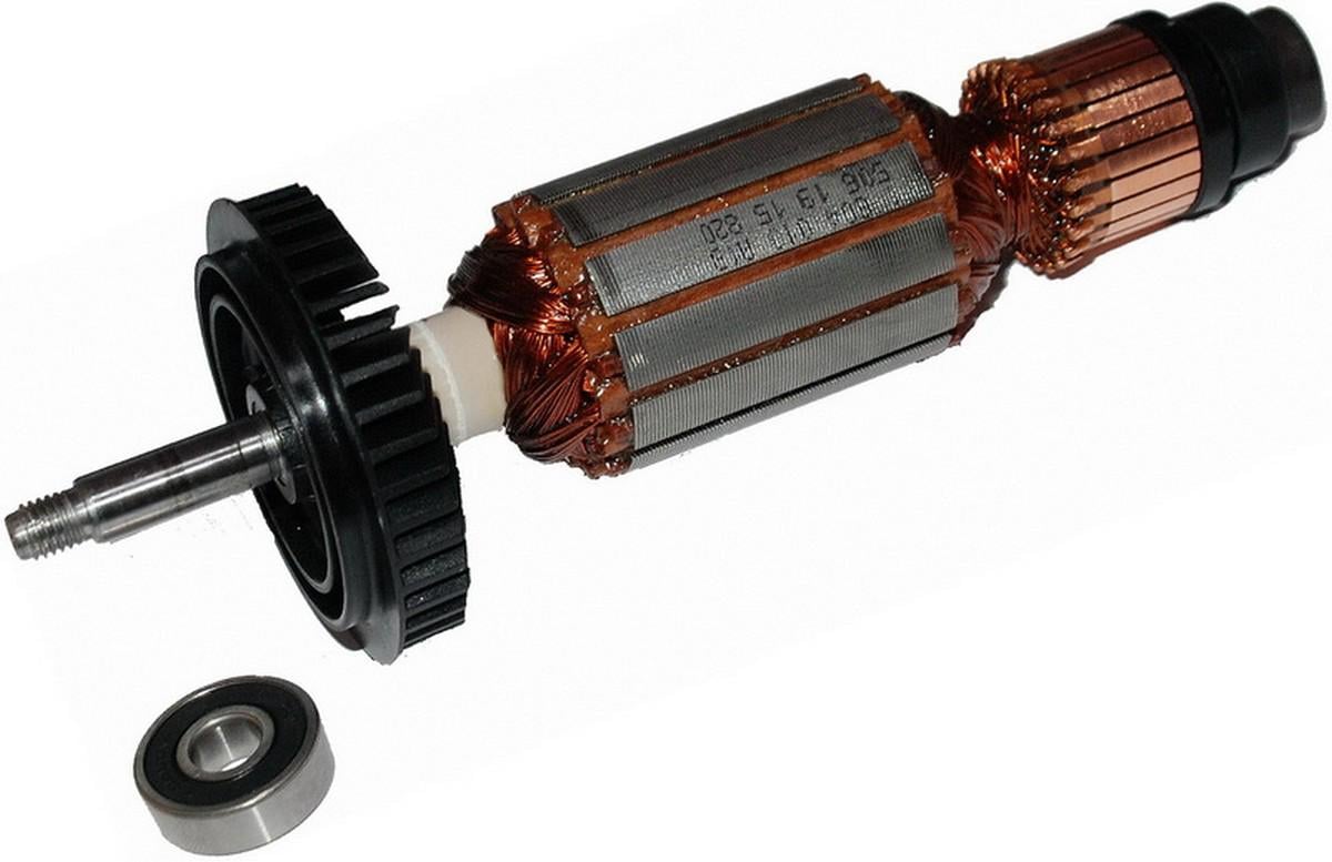 Якорь VJ Parts для болгарка B GWS 11-125 код 1 604 010 A21 167х35 посадка 8 мм резьба