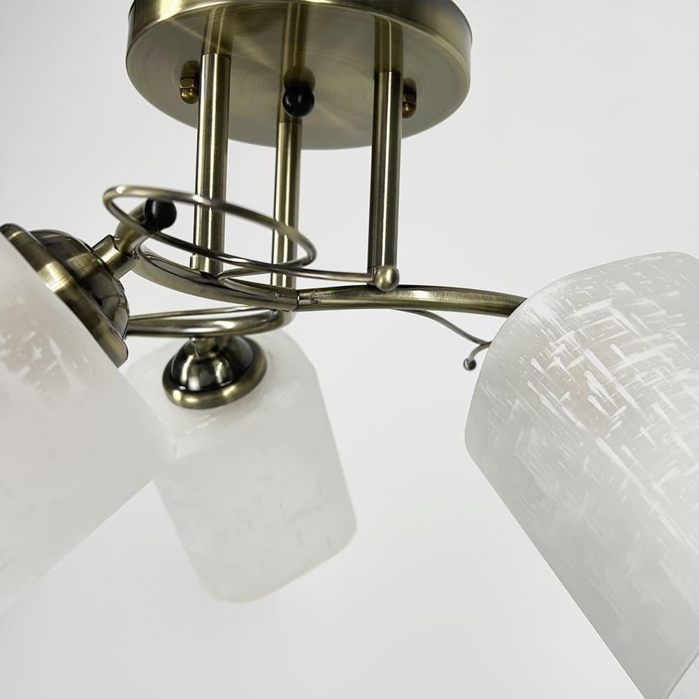 Люстра на 3 плафони Ø 50 см Бронзовий (9321C/3 AB) - фото 3 Люстра на 3 плафони Ø 50 см Бронзовий (9321C/3 AB) - фото 3