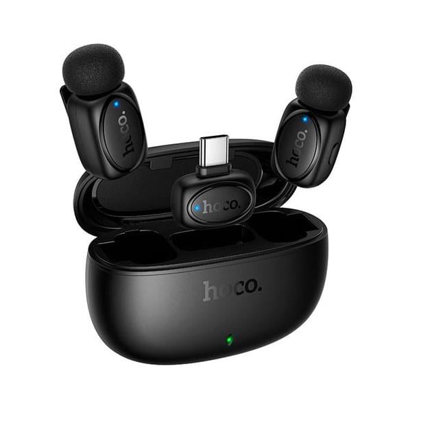 Микрофон для смартфонов беспроводной Hoco L19 Type-C/Lightning (30105249) Микрофон для смартфонов беспроводной Hoco L19 Type-C/Lightning (30105249)