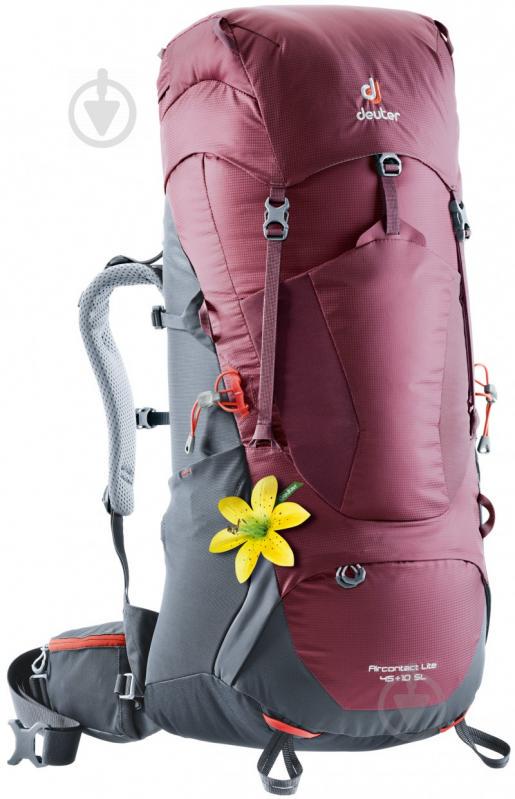Рюкзак Deuter Aircontact Lite 45+10 SL Graphite-Maron (1052-3340218 5423) Рюкзак Deuter Aircontact Lite 45+10 SL Graphite-Maron (1052-3340218 5423)