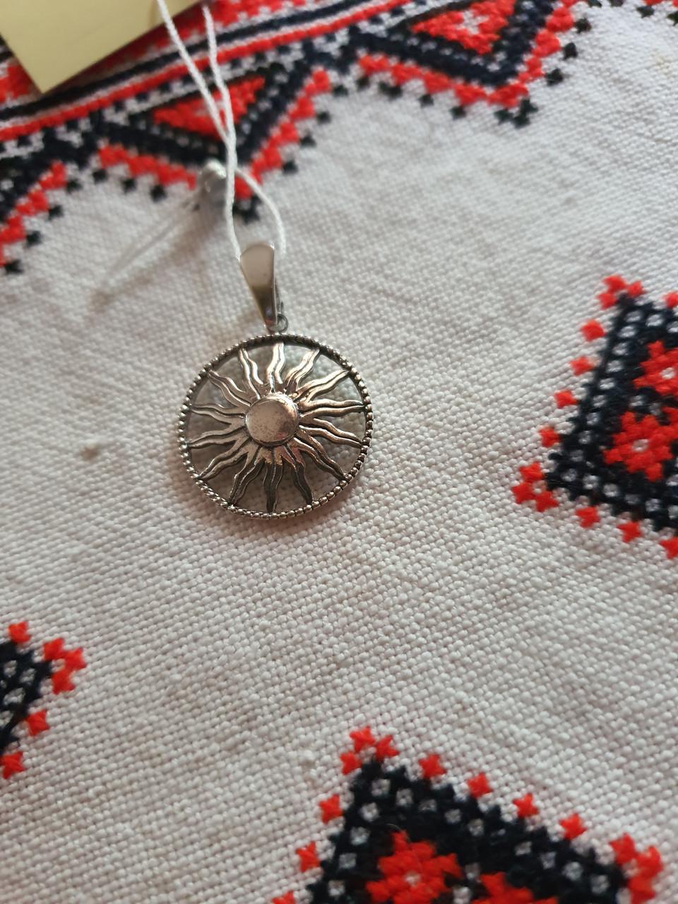 Подвеска Серебряный Солнце черненое 925 проба (26943024) - фото 2 Подвеска Серебряный Солнце черненое 925 проба (26943024) - фото 2