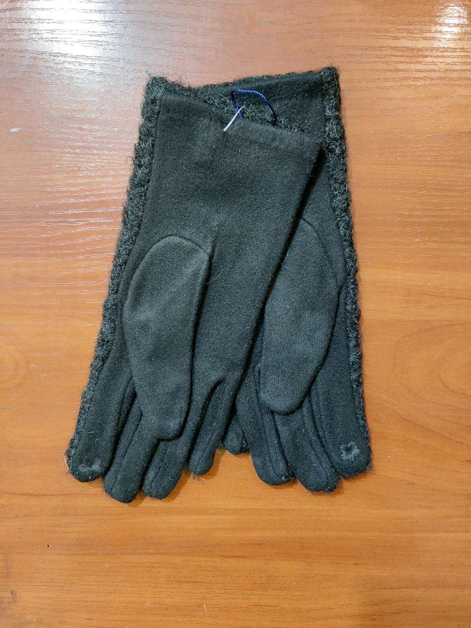 Перчатки сенсорные женские теплые One size Черный (456900) - фото 2 Перчатки сенсорные женские теплые One size Черный (456900) - фото 2