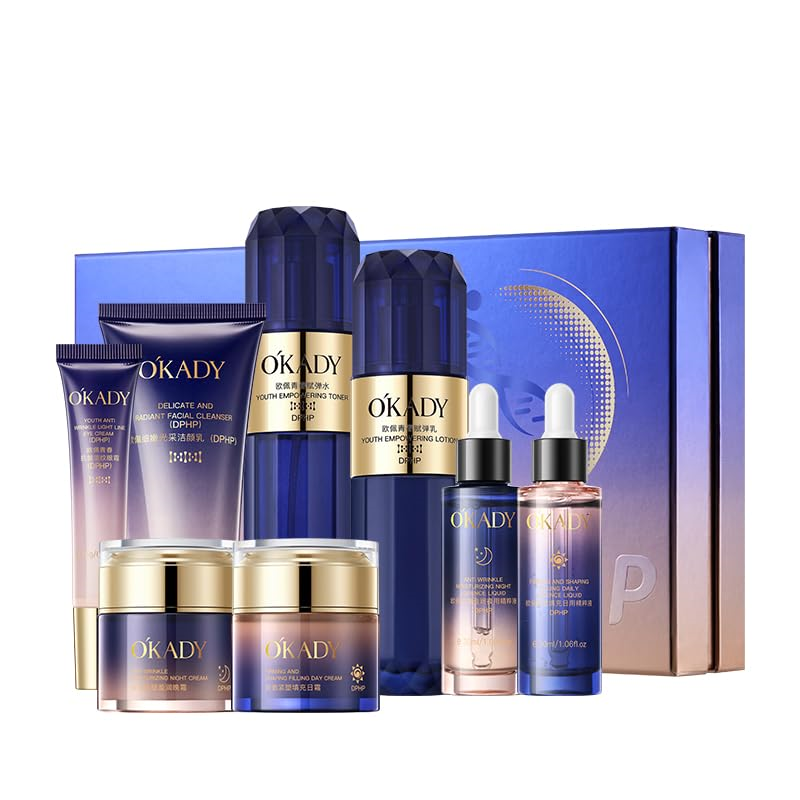 Подарочный набор для ухода за сухой/тусклой и комбинированной кожи Okady (6976304481279)