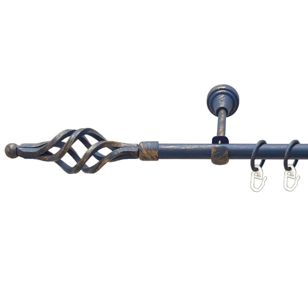 Карниз металевий Orvit Ажур Мала однорядний відкритий/гладка труба/кільце металеве Блакить Золота 16 мм 200 см (00-00009115) - фото 1 Карниз металевий Orvit Ажур Мала однорядний відкритий/гладка труба/кільце металеве Блакить Золота 16 мм 200 см (00-00009115) - фото 1