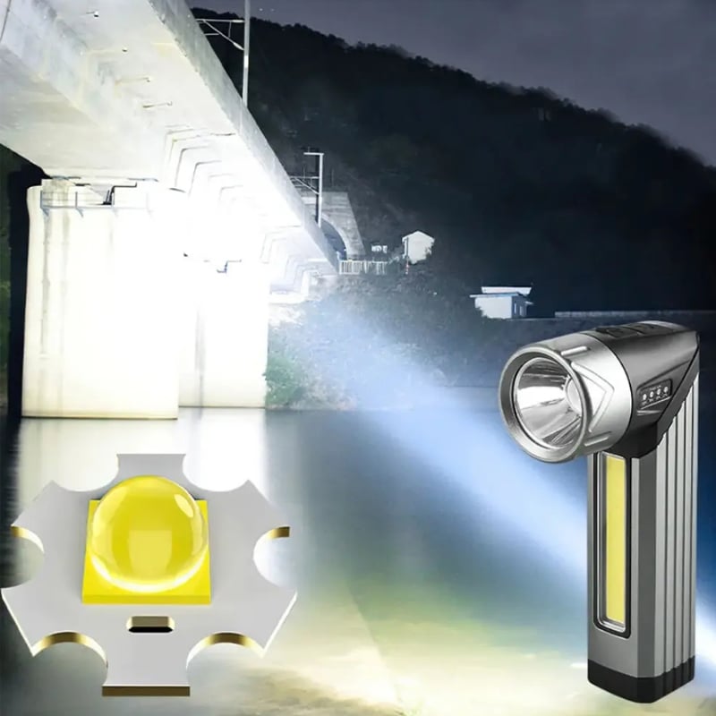 Ліхтарик світлодіодний 508-OSL + COB портативний поворотний USB магнітний (23678374) - фото 10 Ліхтарик світлодіодний 508-OSL + COB портативний поворотний USB магнітний (23678374) - фото 10