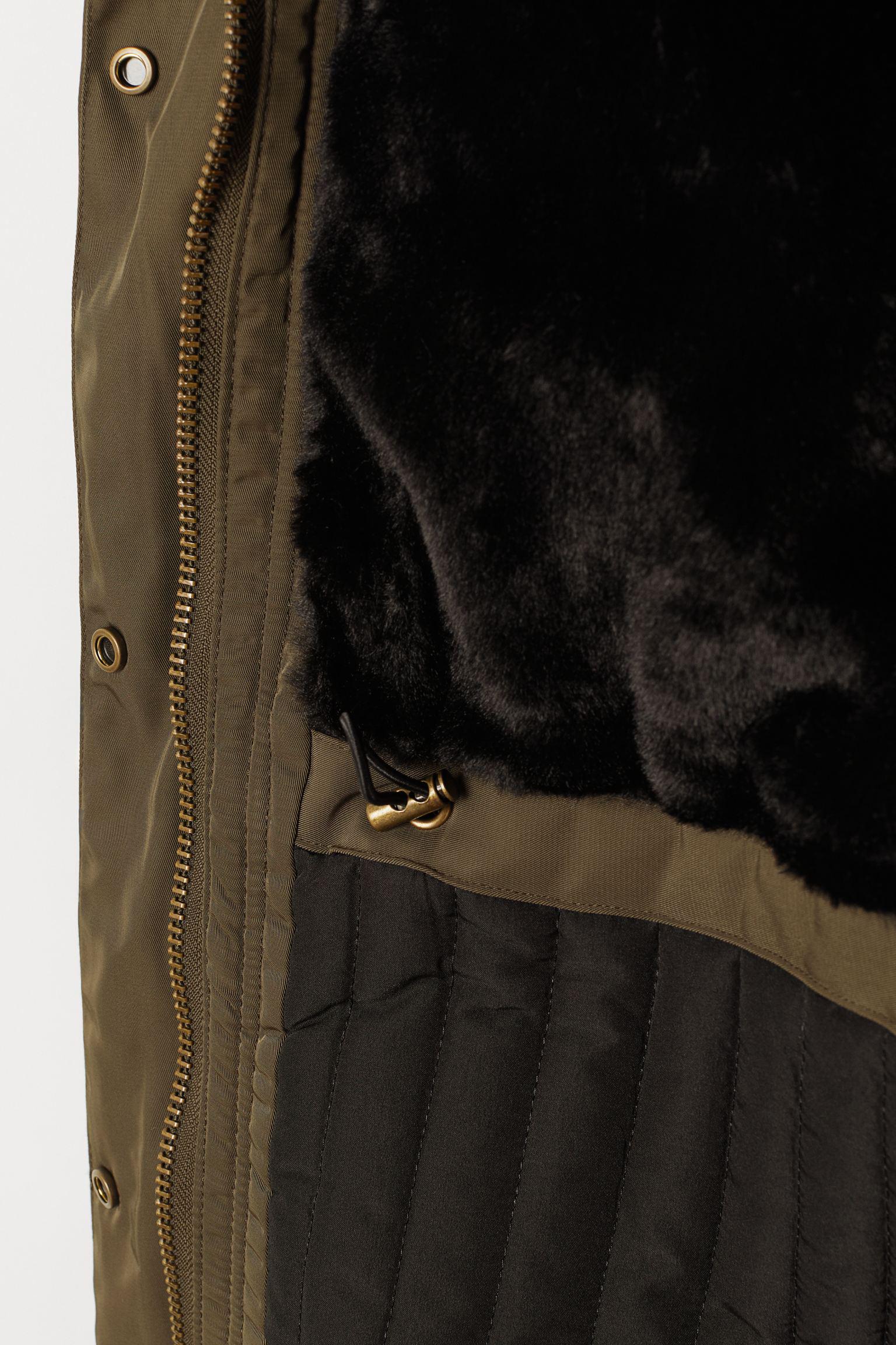 Парка H&M р. 38 Хакі (2412659462) - фото 2 Парка H&M р. 38 Хакі (2412659462) - фото 2