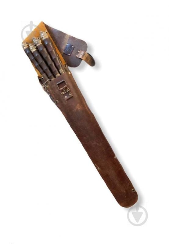 Набір шампурів Gorillas Market "Калчан Тигр МАХ" Gorillas BBQ у шкіряному чохлі