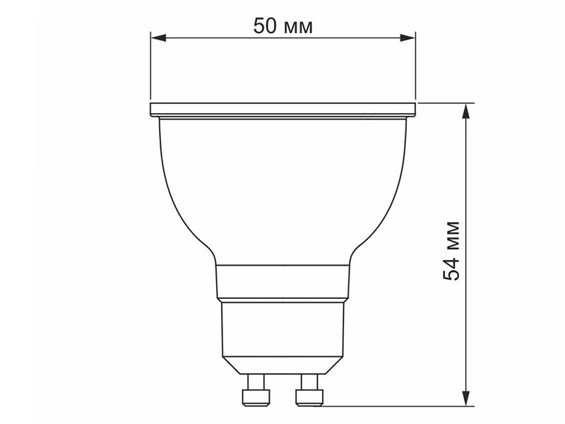 Светодиодная лампа Videx MR16е 6W GU10 3000K 220 V (VL-MR16e-06103) - фото 3