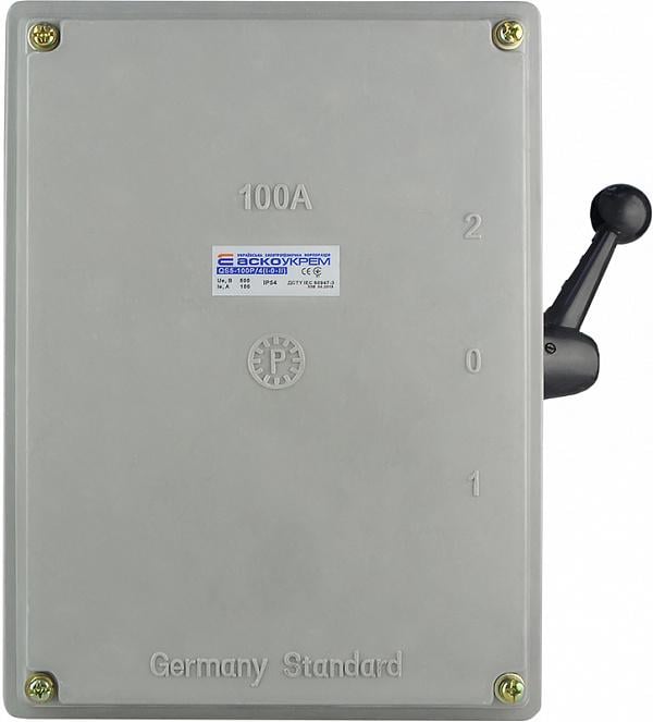 Разъеденитель АСКО QS5-100P/4 I-0-II 4P 100A 660 V (A0100010012) - фото 1