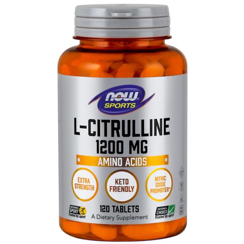 Аминокислота NOW L-Citrulline 1200 мг 120 таб. (3598)