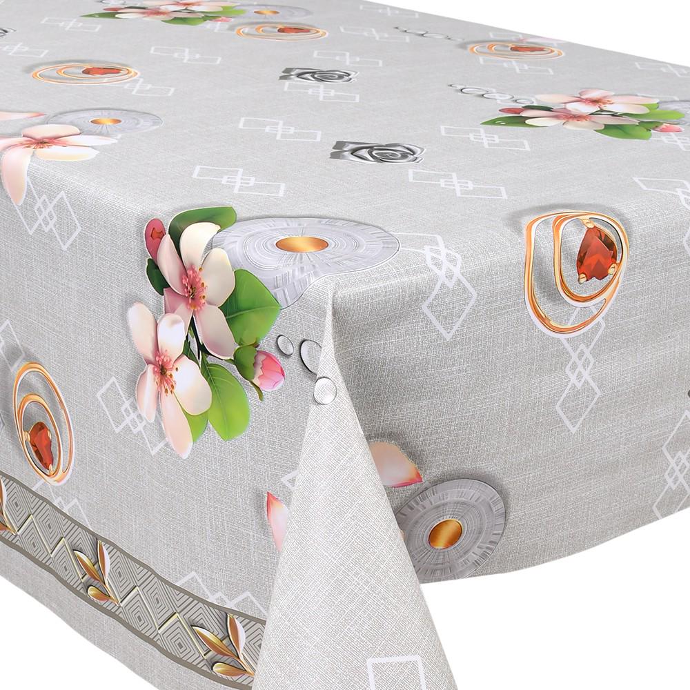 Клеенка на стол Baby face MA-5676 1,4х20 м Серый (32534740)