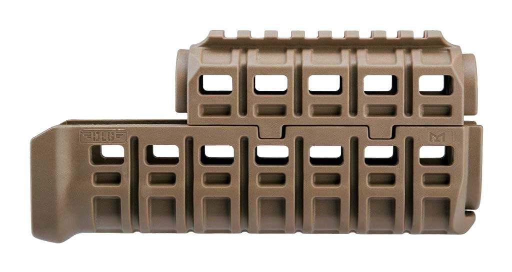 Цевье DLG Tactical DLG-136 для АК-47/74 с планкой Picatinny со слотами M-LOK полимер Койот (zbZ3.5.23.083) - фото 2
